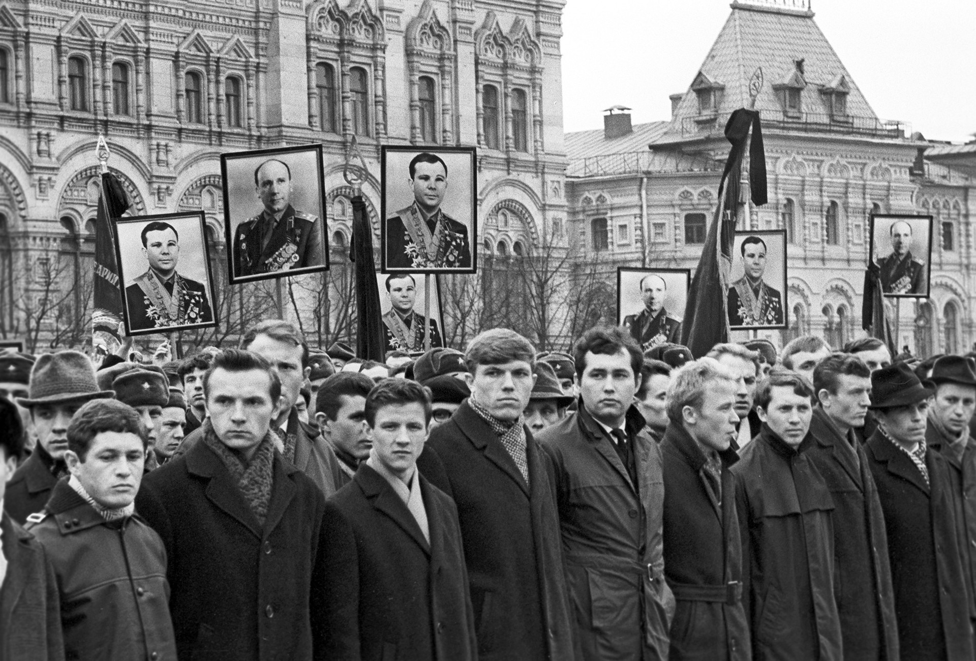 Posmrtna povorka na Crvenom trgu, 30. ožujka 1968.

