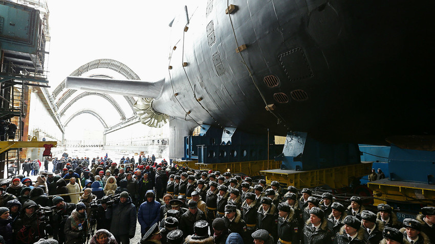 Submarino nuclear de cuarta generación Kazán del proyecto 885 Yasen.