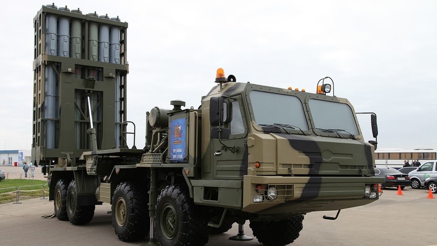 Sistema de defensa antimisiles ruso S-350 Vítiaz.