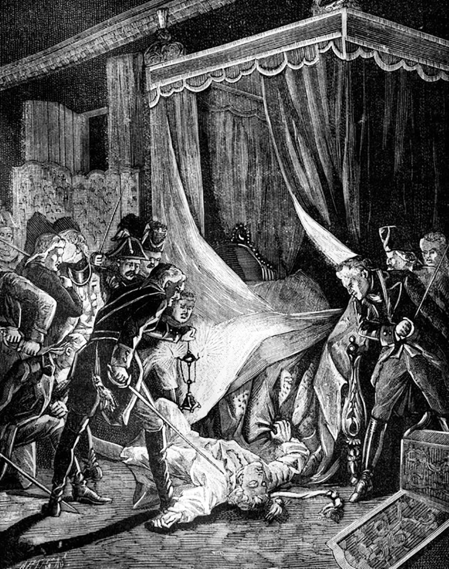 O Assassinato do tsar Pável 1°.
