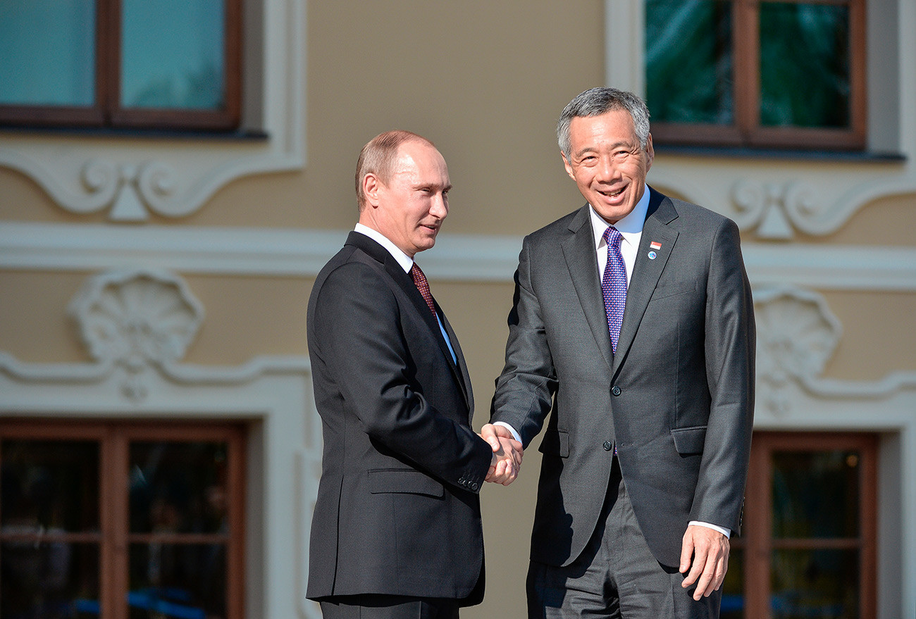 Putin i Lee Hsien Loong