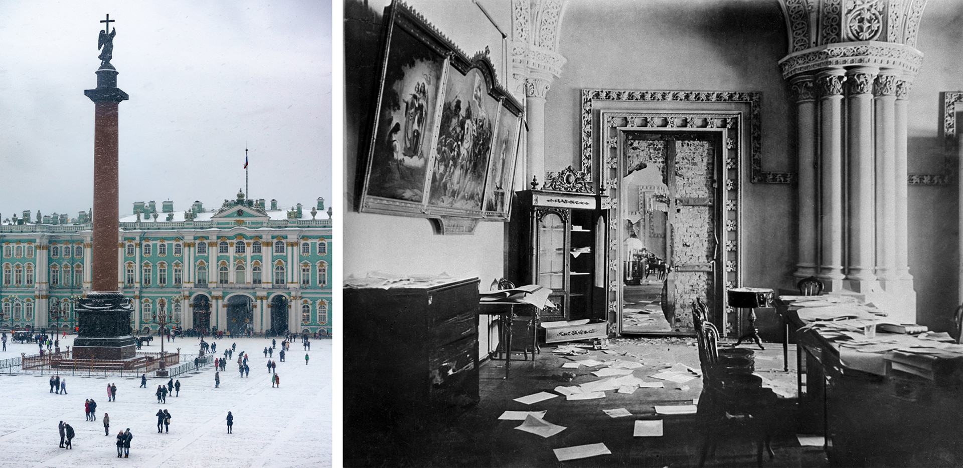 Зимний дворец после революции фото