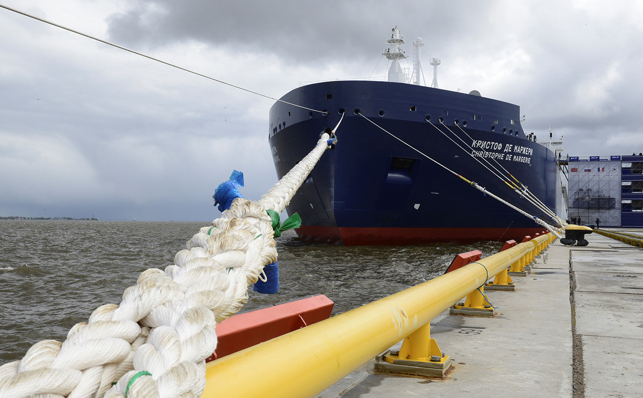 Нови руски арктички танкер за транспорт течног гаса „Кристоф де Маржери“