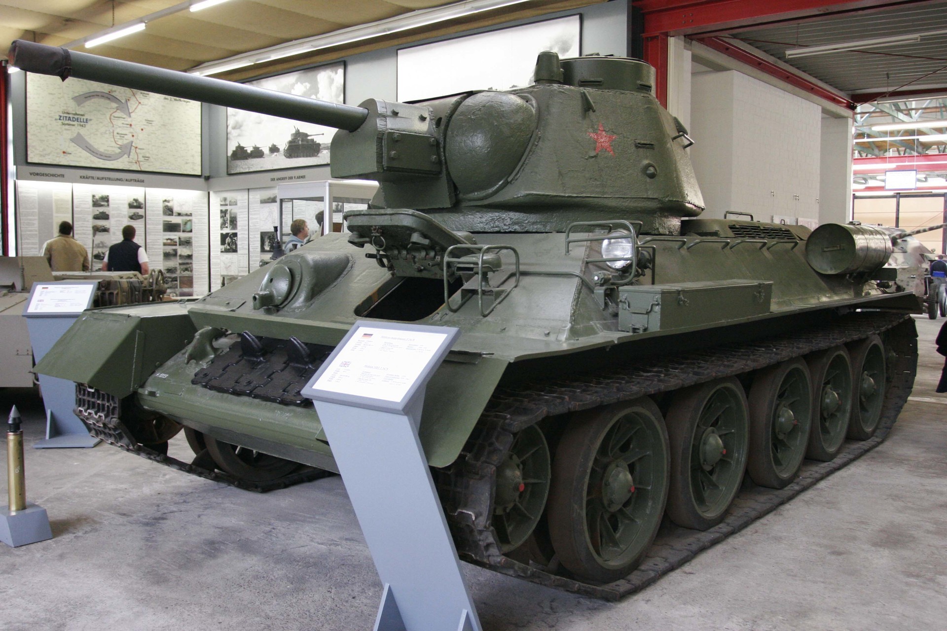 T-34 u njemačkom muzeju tenkova u Munsteru.