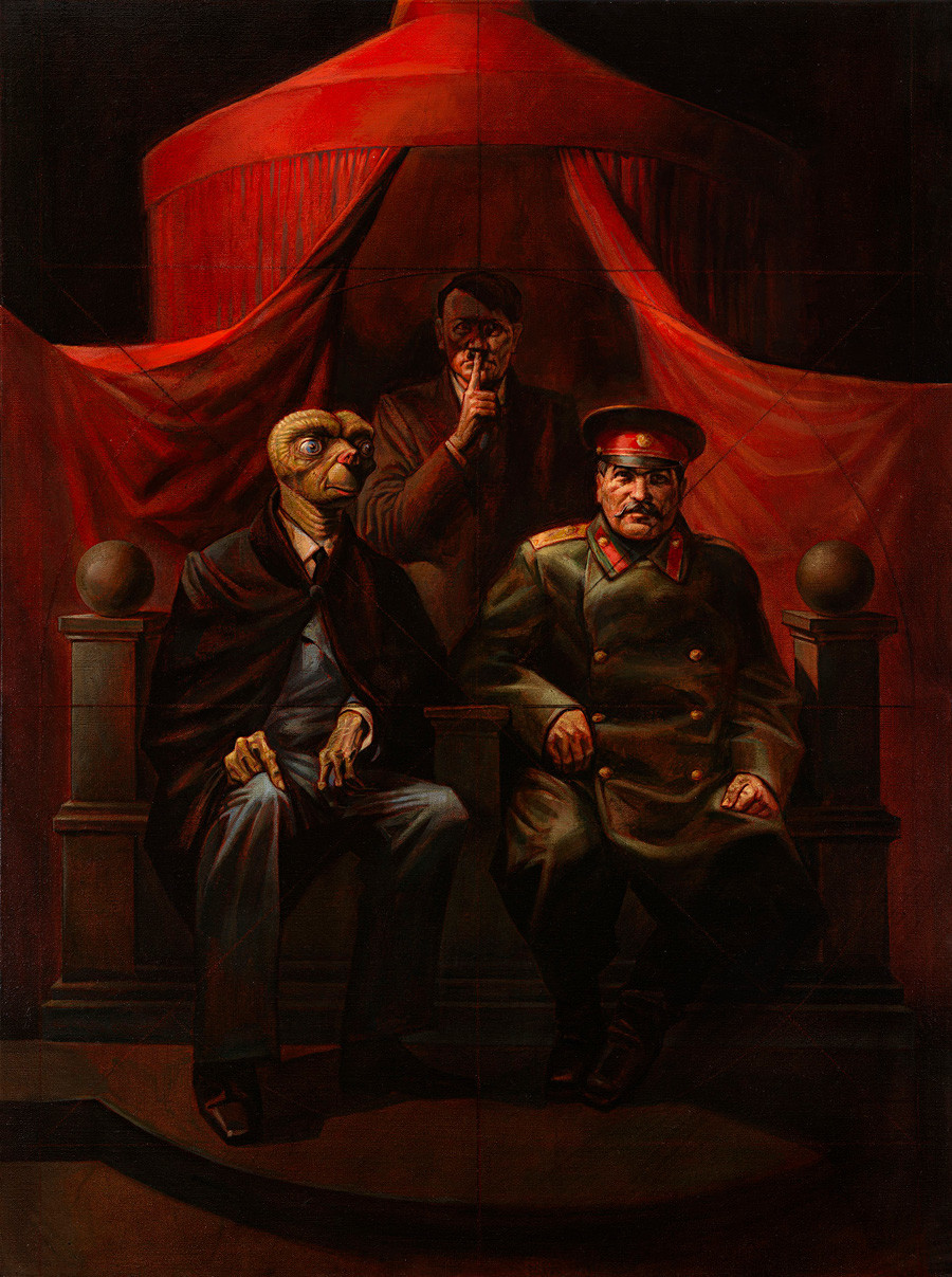 Yalta Conference, from the “Nostalgic Socialist Realism” series, 1982