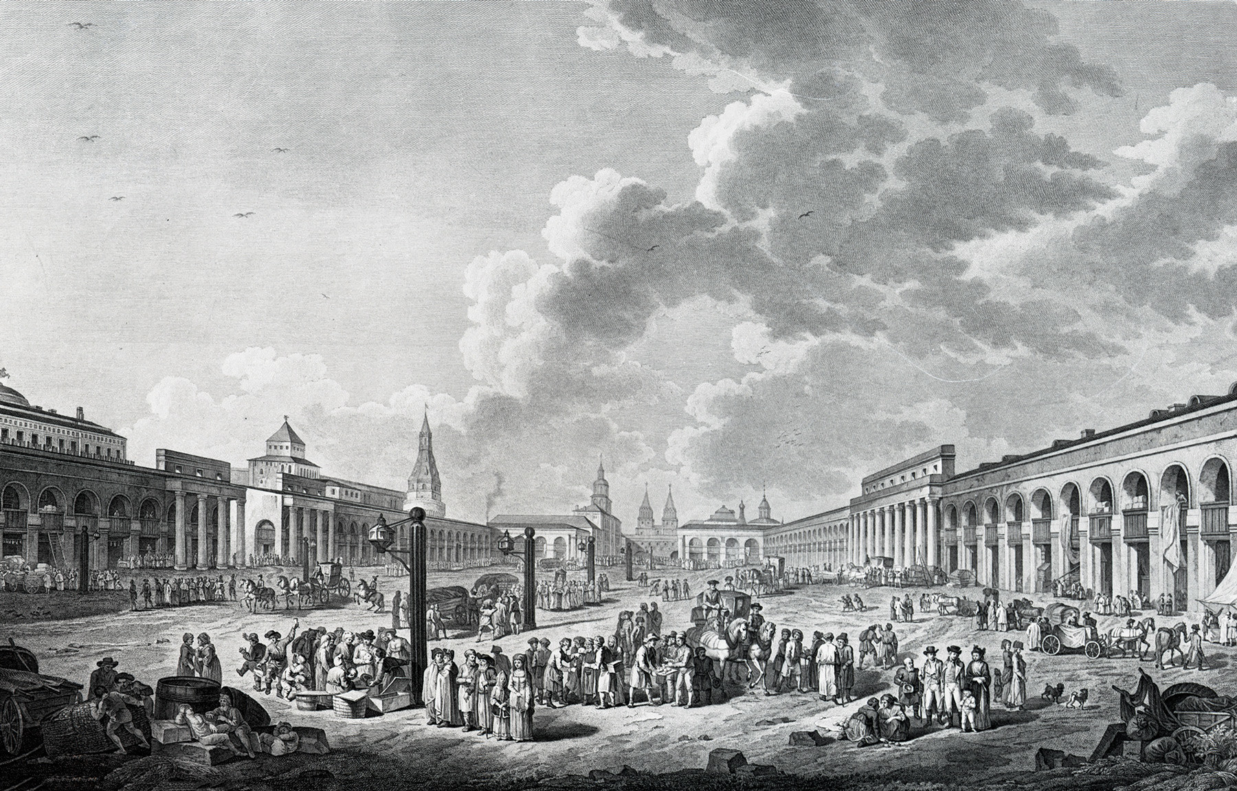 ‘Plaza Roja’ (siglo XVIII), obra de Gérard de la Barthe.