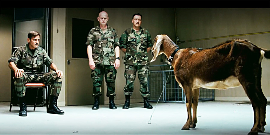 Soldiers from The Men Who Stare At Goats movie might also be great parapsychologists.