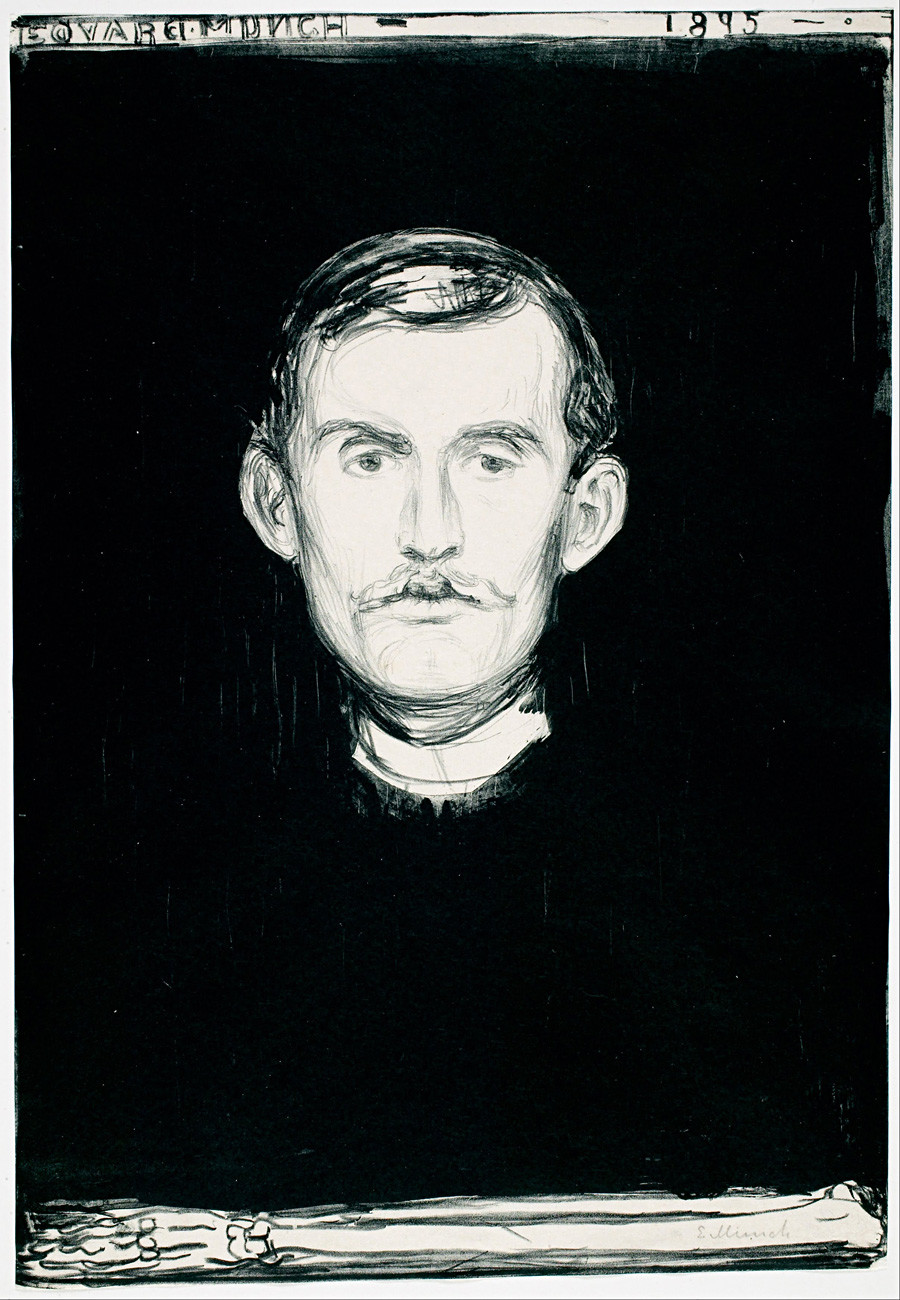 Edvard Munk, Self-Portrait 