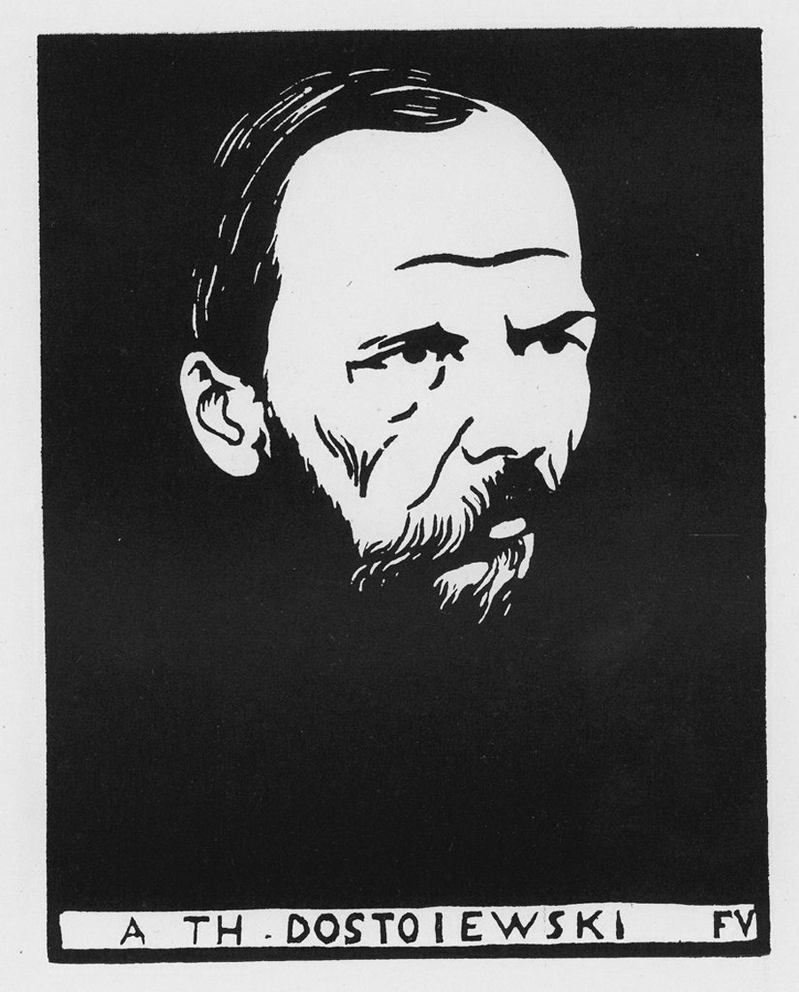 Félix Vallotton. Portrait of Fyodor Dostoyevsky
