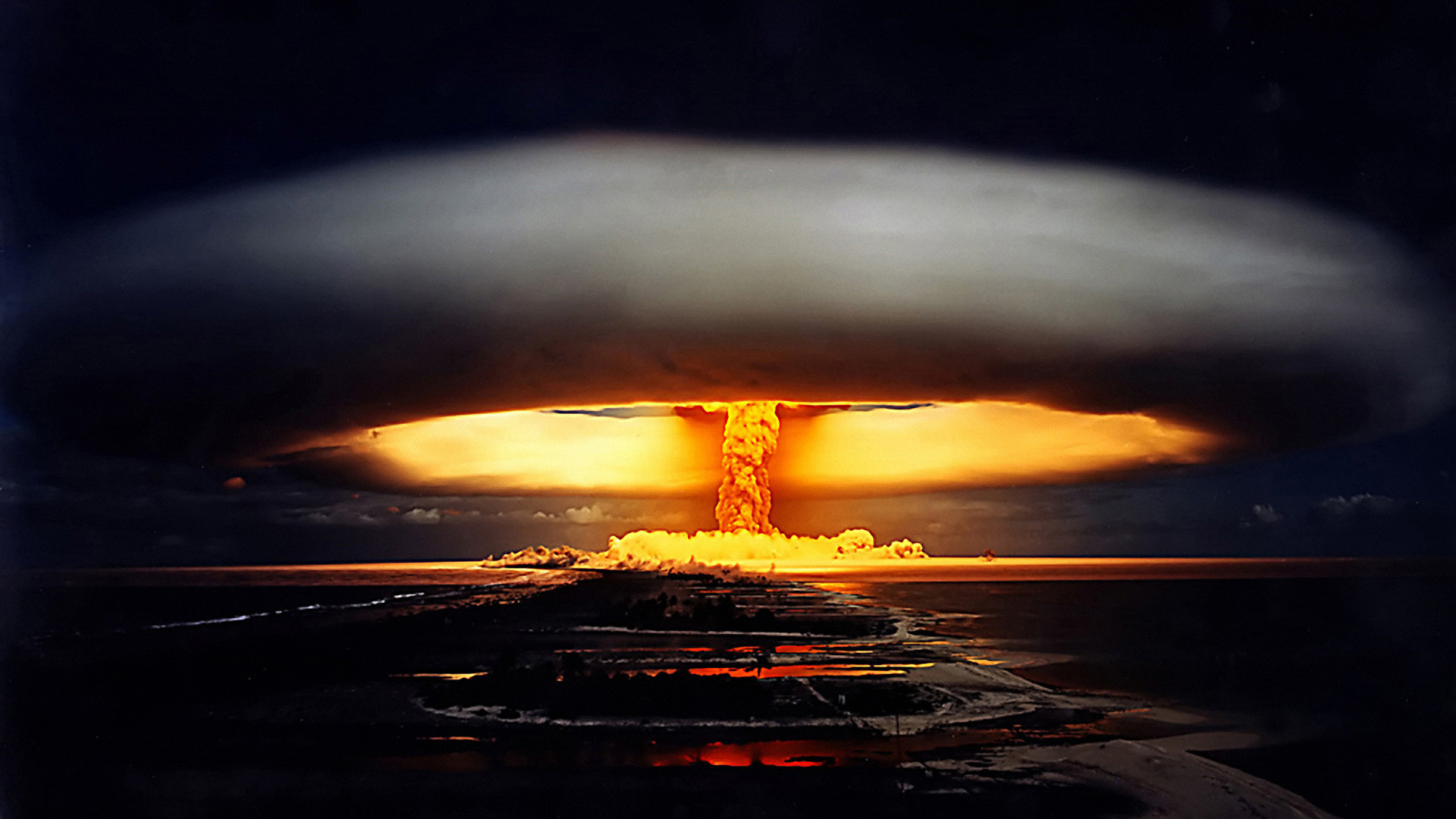 A nuclear mushroom is always a breathtaking yet deadly view.