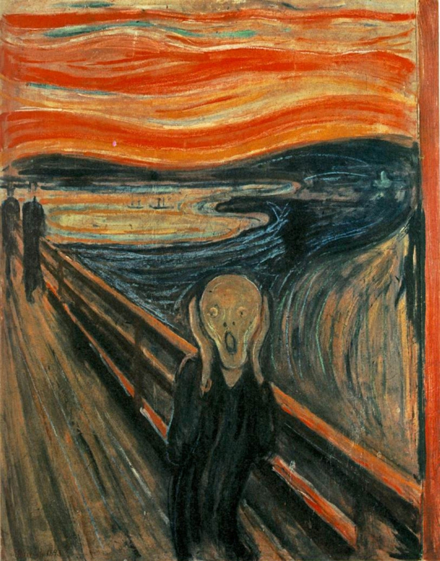 “O grito” (1893). Edvard Munch.