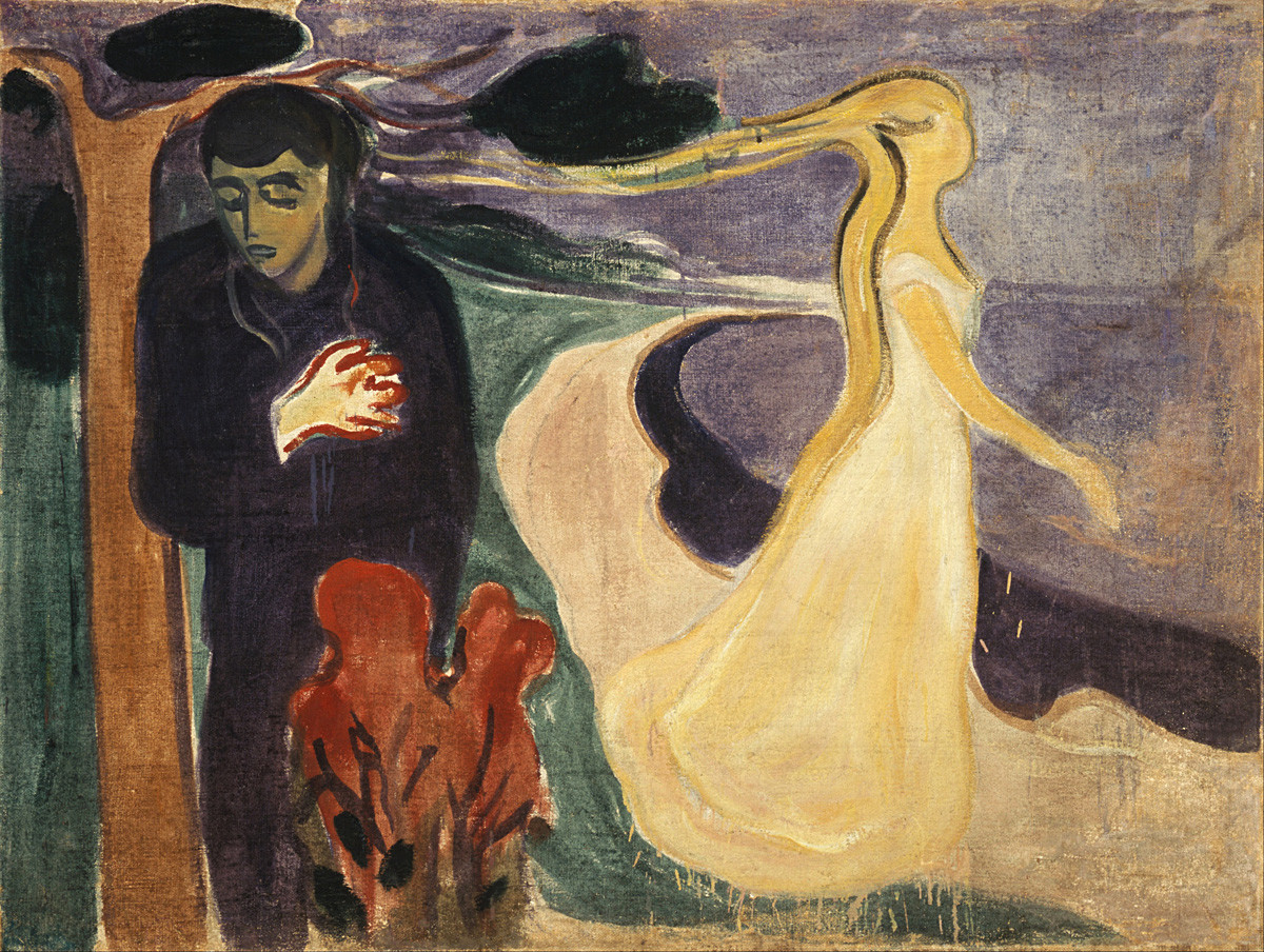 “Separação” (1896). Edvard Munch.