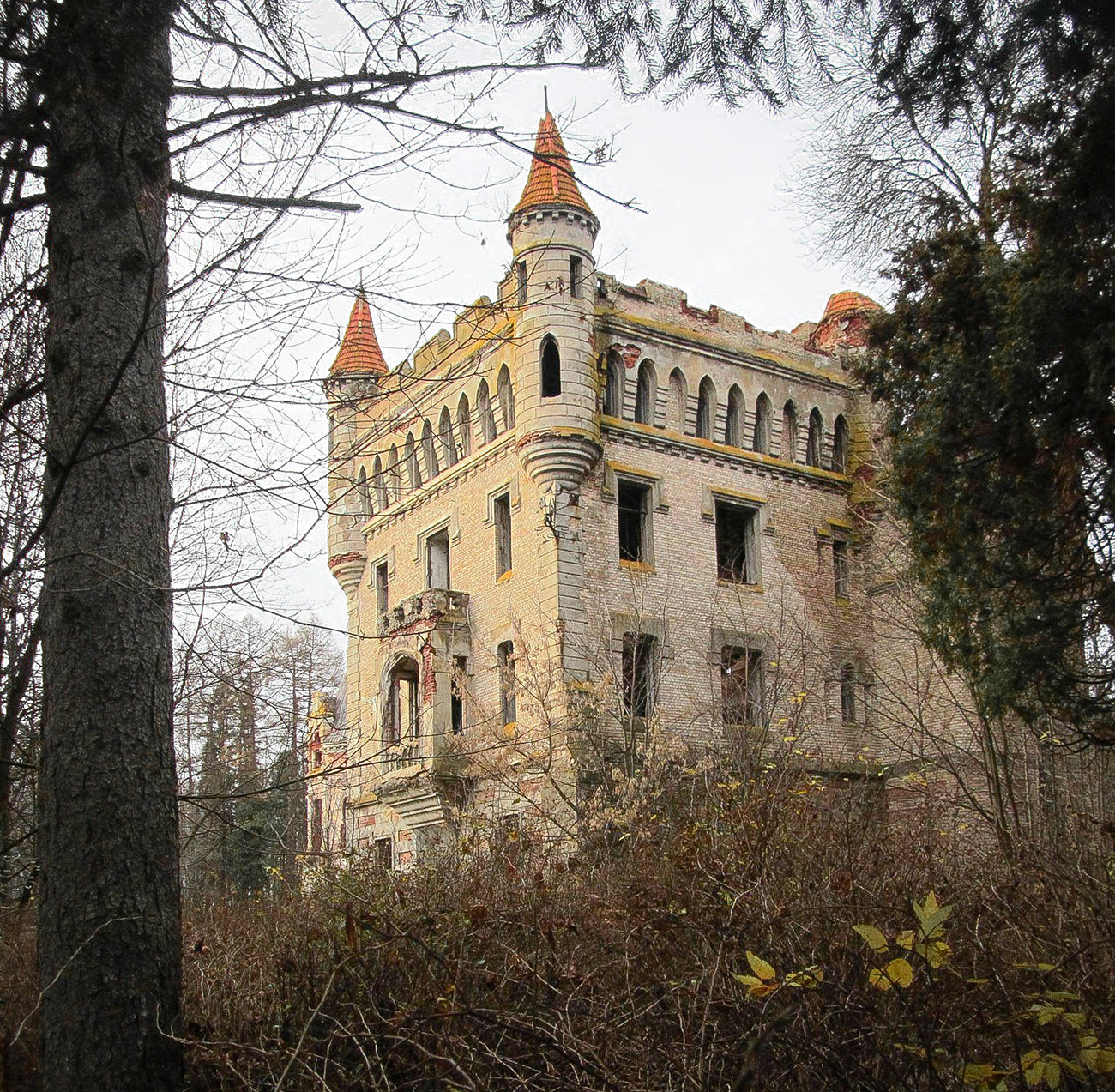 Château de Mouromtsevo (225 km à l’est de Moscou) dans la région de Vladimir.