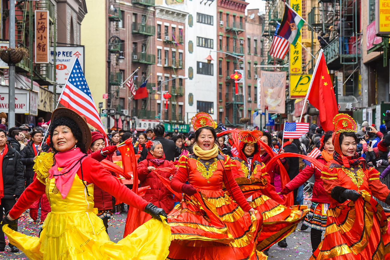 Annual Lunar New Year Parade Held In New York's Chinatown.