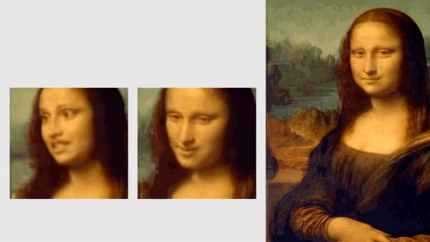 Sapalah Mona Lisa, sekarang ia hidup dan bisa berbicara.