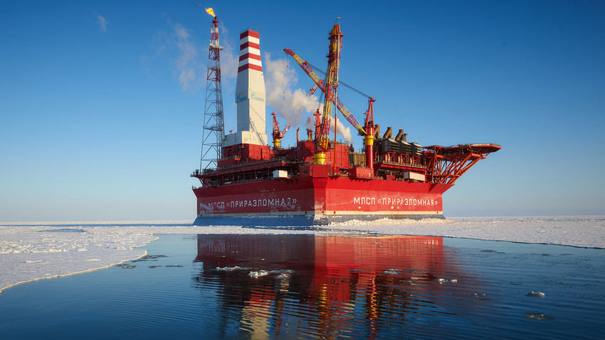 Ruska pomorska naftna ploščad Prirazlomnaja