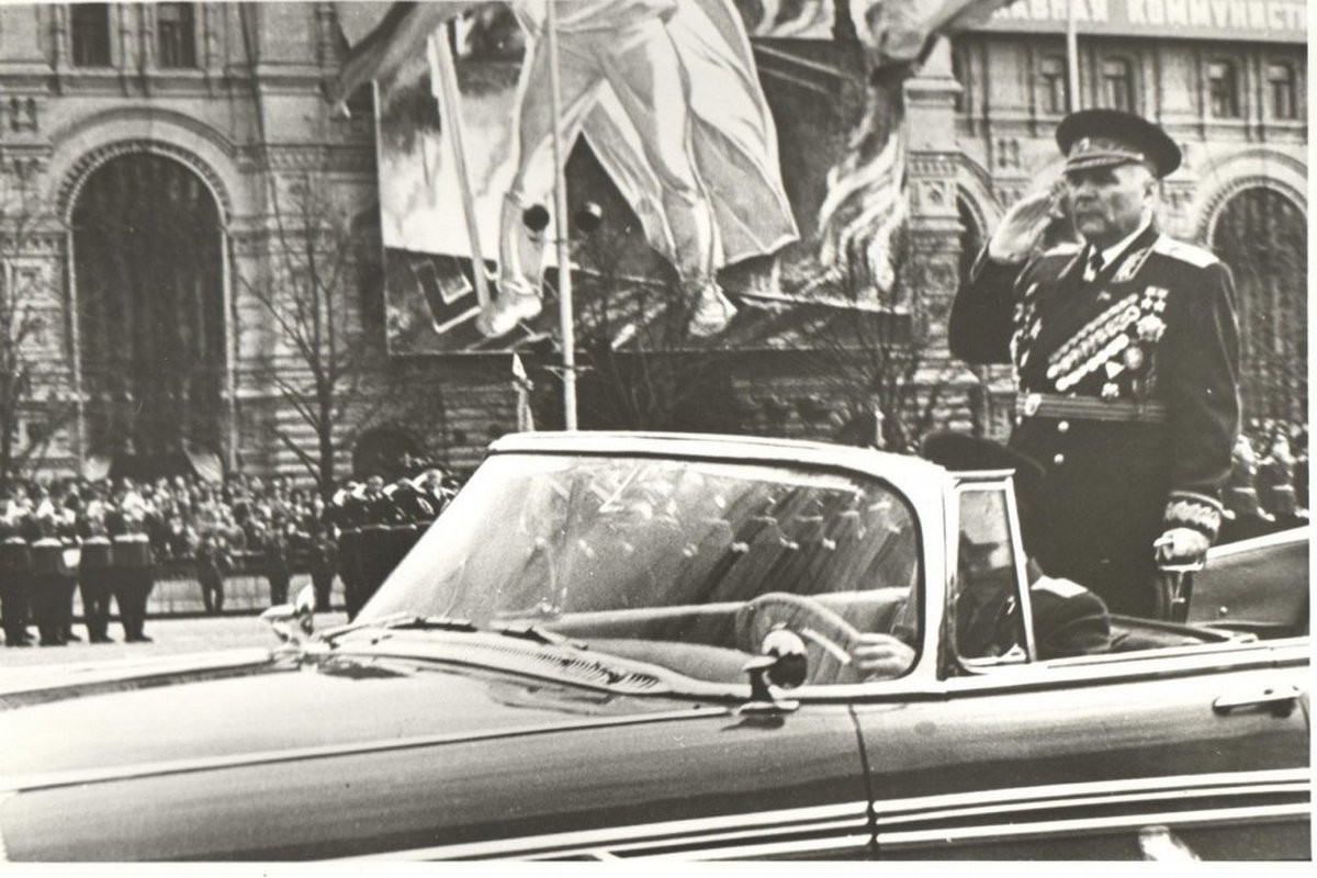 Родион Јаковлевич Малиновски, маршал на Советскиот Сојуз, двапати Херој на Советскиот Сојуз.