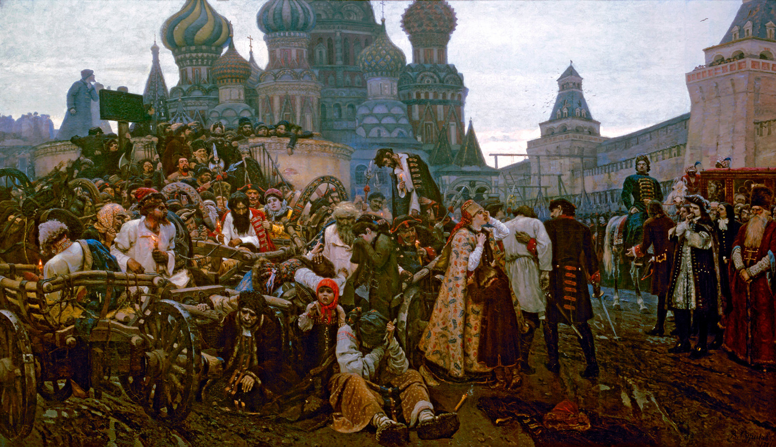 Vasiliy Surikov. 'The Morning of the Streltsy Execution' (1881).