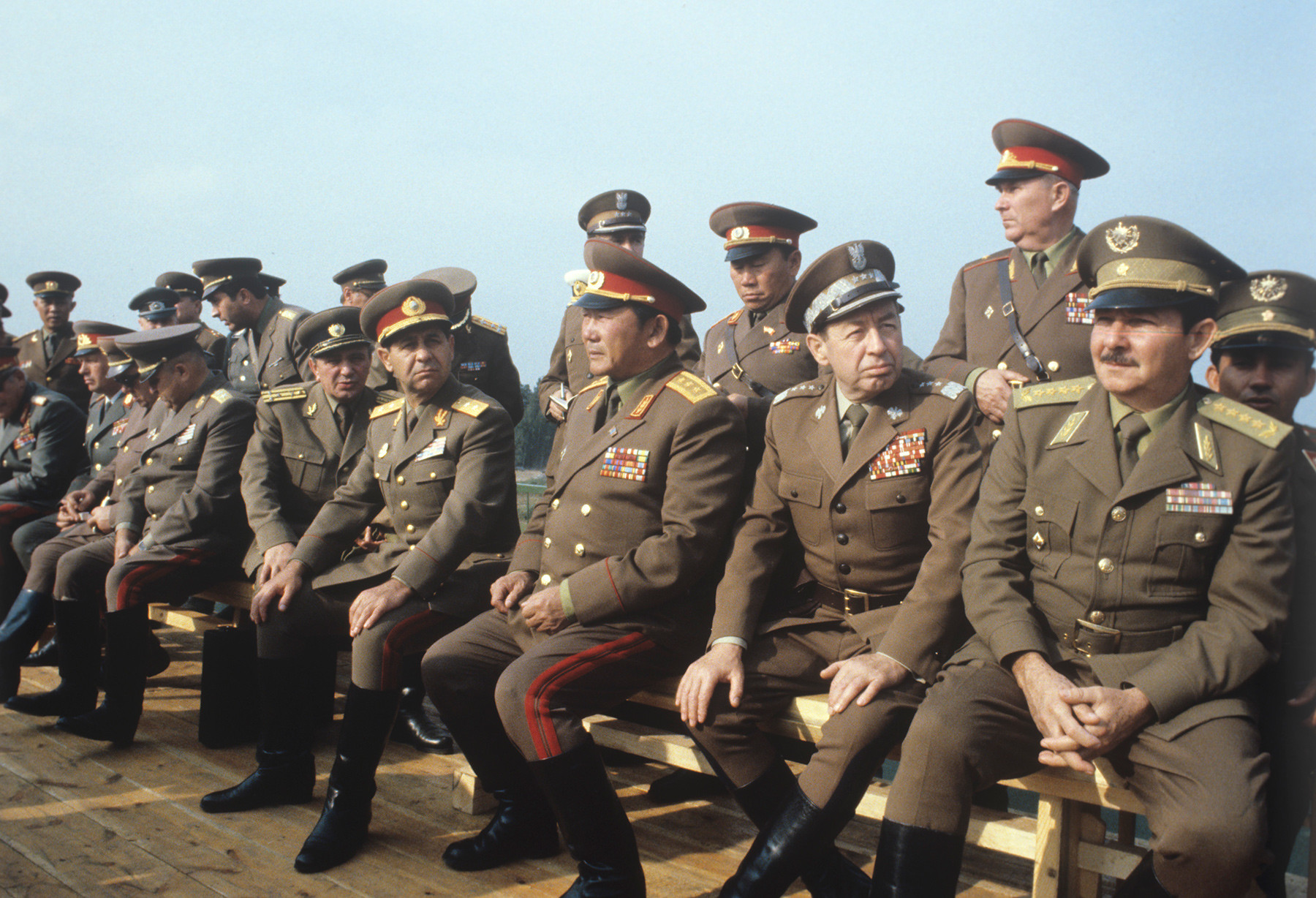 Војни званичници Варшавског пакта на вежбама „Запад '81“
