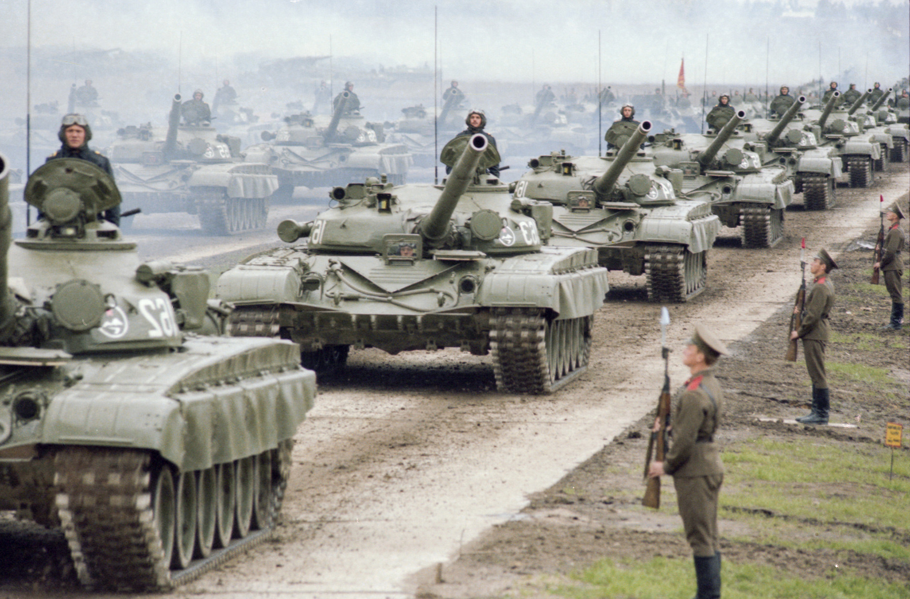 Vojaške vaje Zapad-81, 1. september 1981, ZSSR, terenski pregled enot