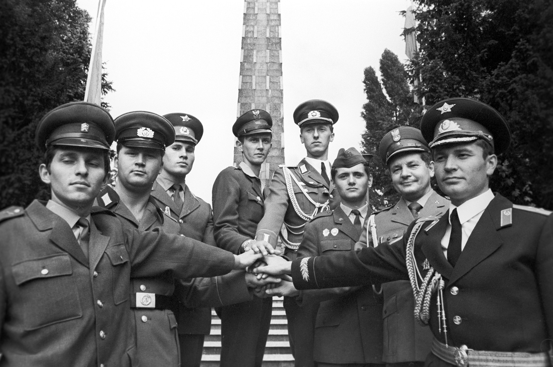 Vojaki držav Varšavskega pakta med vajami Ščit-79, maj 1979