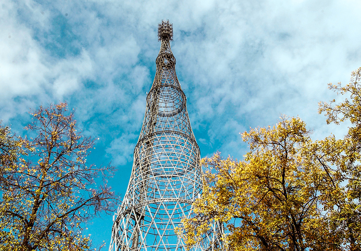 Shabolovka Tower by Shukhov in Moscow