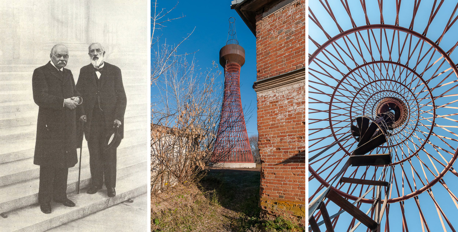 Ivan Tsvetaev, Yury Nechayev-Maltsev, Polibino tower