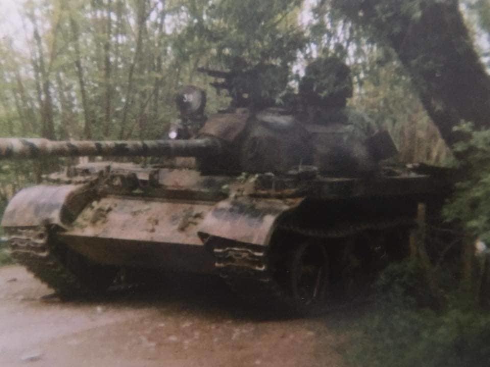 Тенк 549. моторизоване бригаде на борбеном задатку