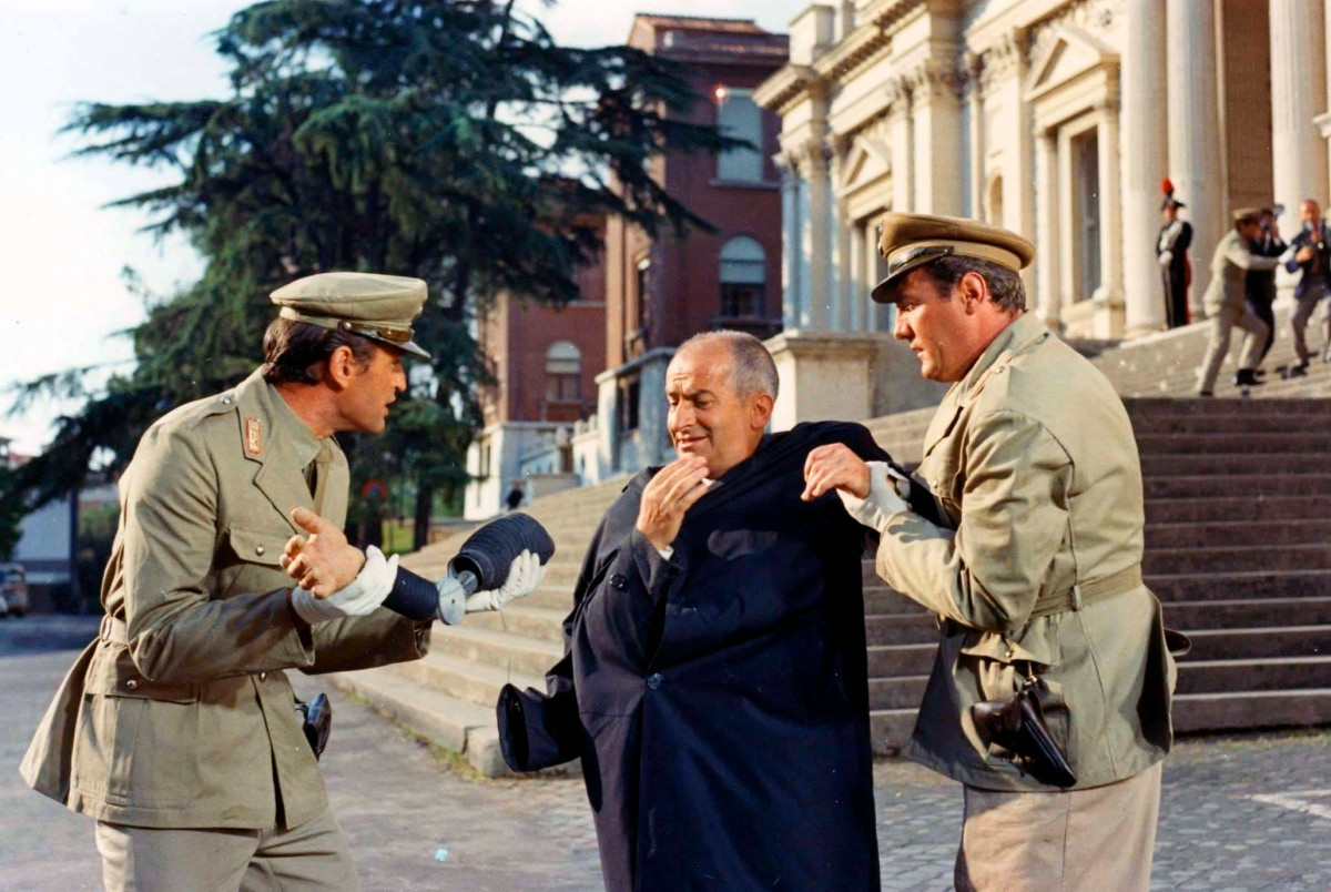 Inspector Juve played by Louis de Funès.