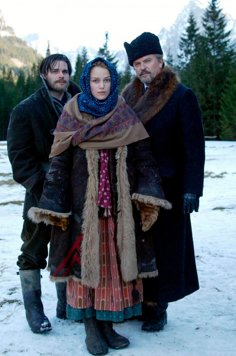 Hans Matheson (R) portrayed Zhivago in the 2002 mini-series by Giacomo Campiotti.