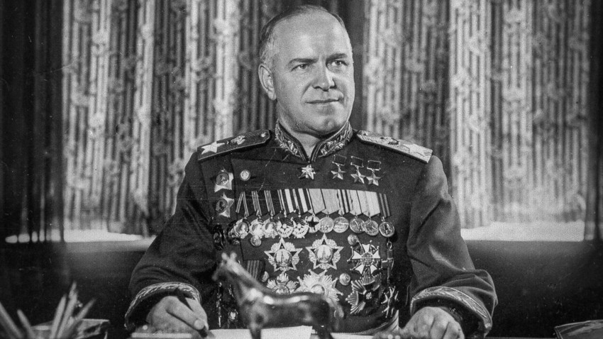 Georgy Zhukov, the Marshal of the Soviet Union.