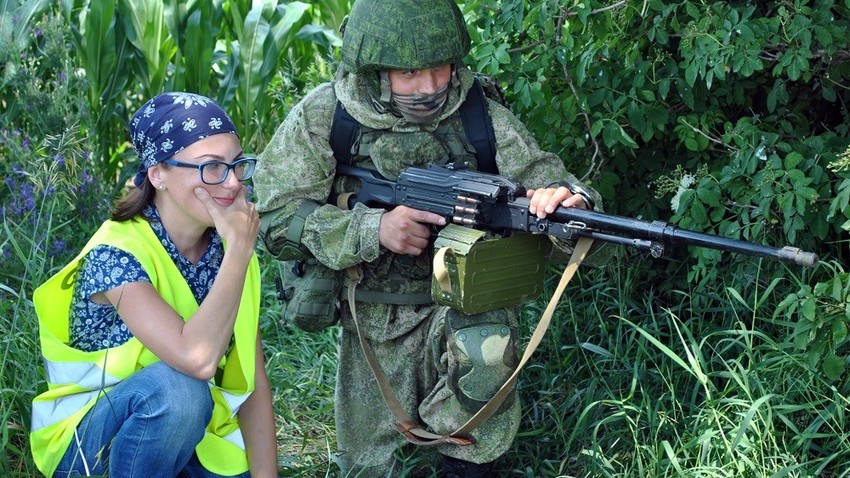 Катарина Лане на борбеном дежурству