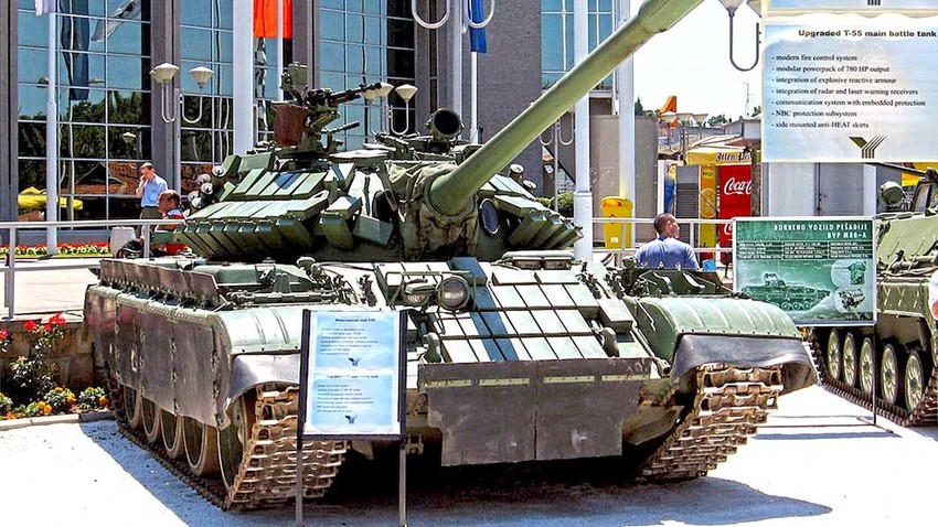 обт Т-55Х