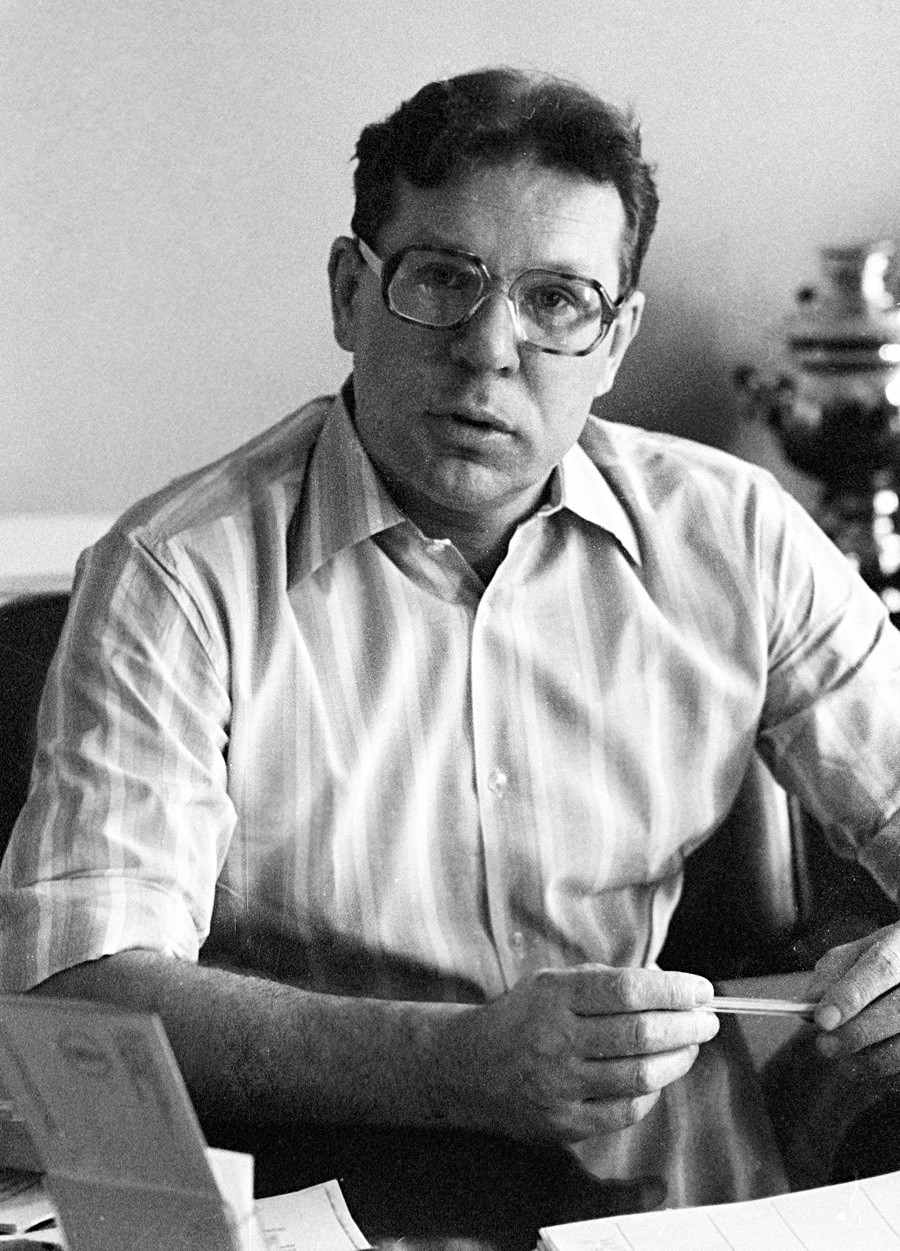 Akademik Valerij Legasov, istaknuti sovjetski znanstvenik specijaliziran za anorgansku kemiju, 1983.