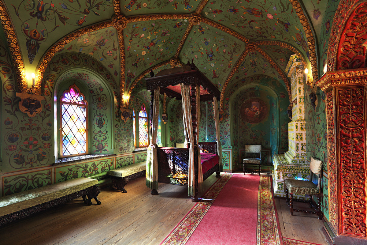 The bedroom in the Terem Palace of the Moscow Kremlin