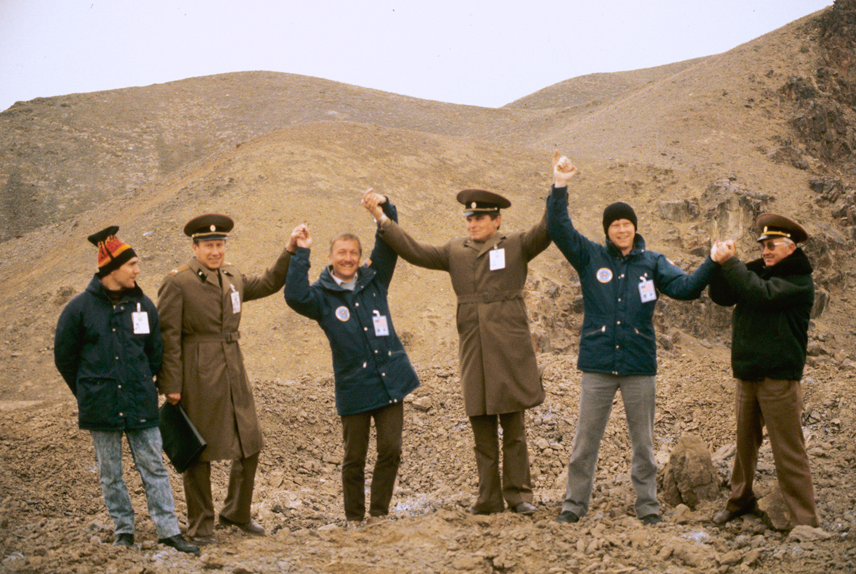 After the last explosion, which destroyed the last Soviet warhead in Kazakhstan.