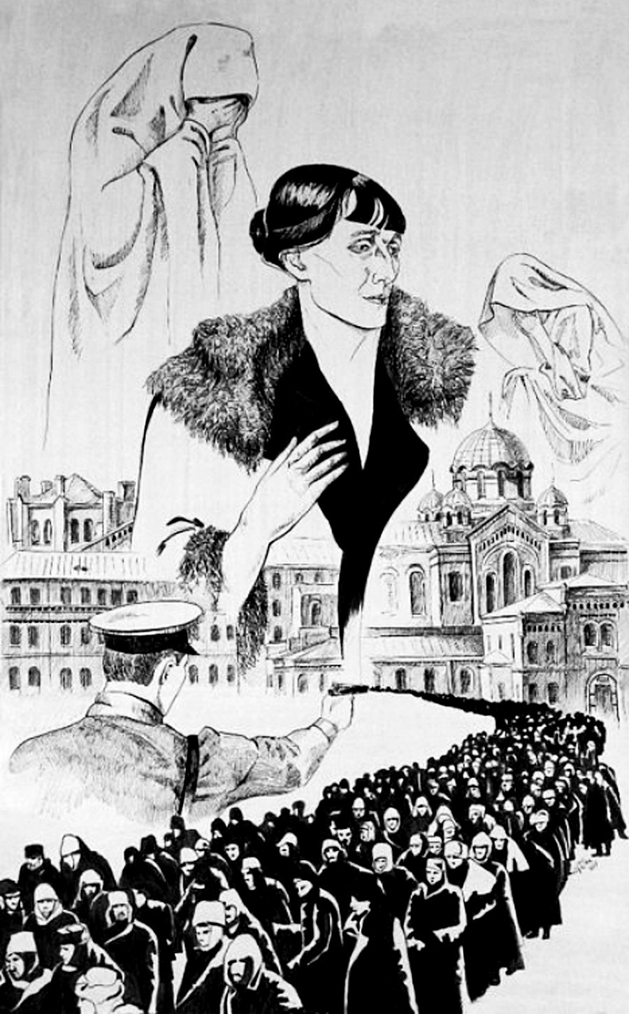 Illustration for Akhmatova's 'Requiem'