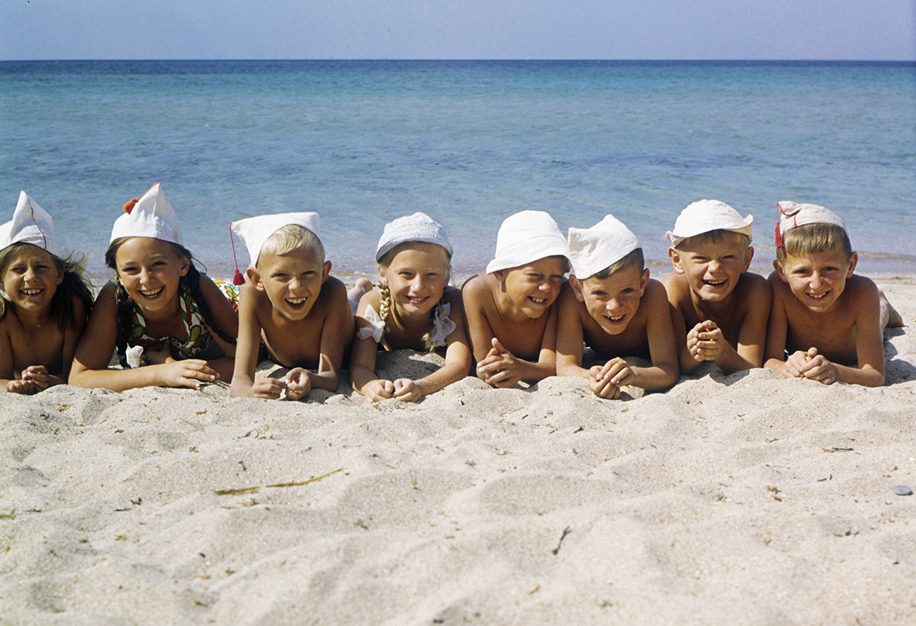 дети на пляже ссср