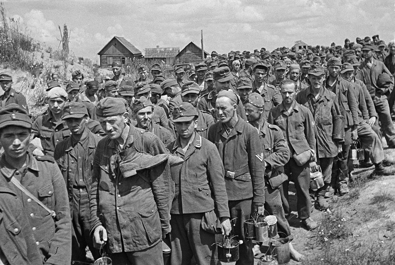 Njemački zarobljenici u okolini Gomelja

