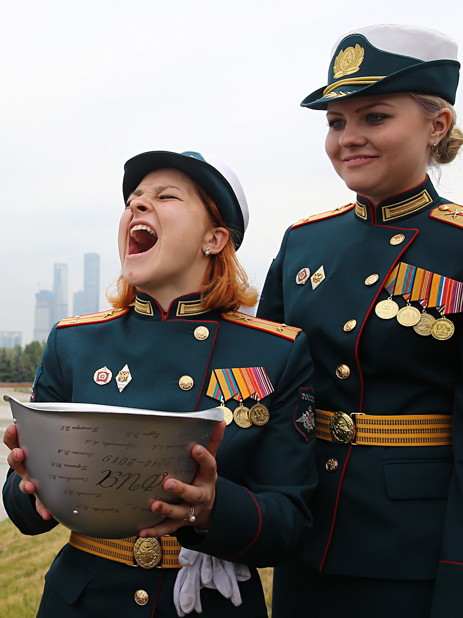 Jeunes militaires, Moscou

