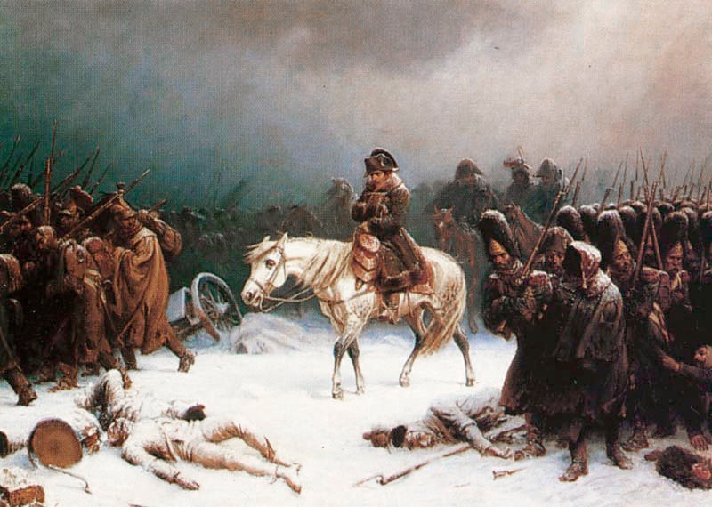  Adolph Northern. Napoleon's Retreat from Russia