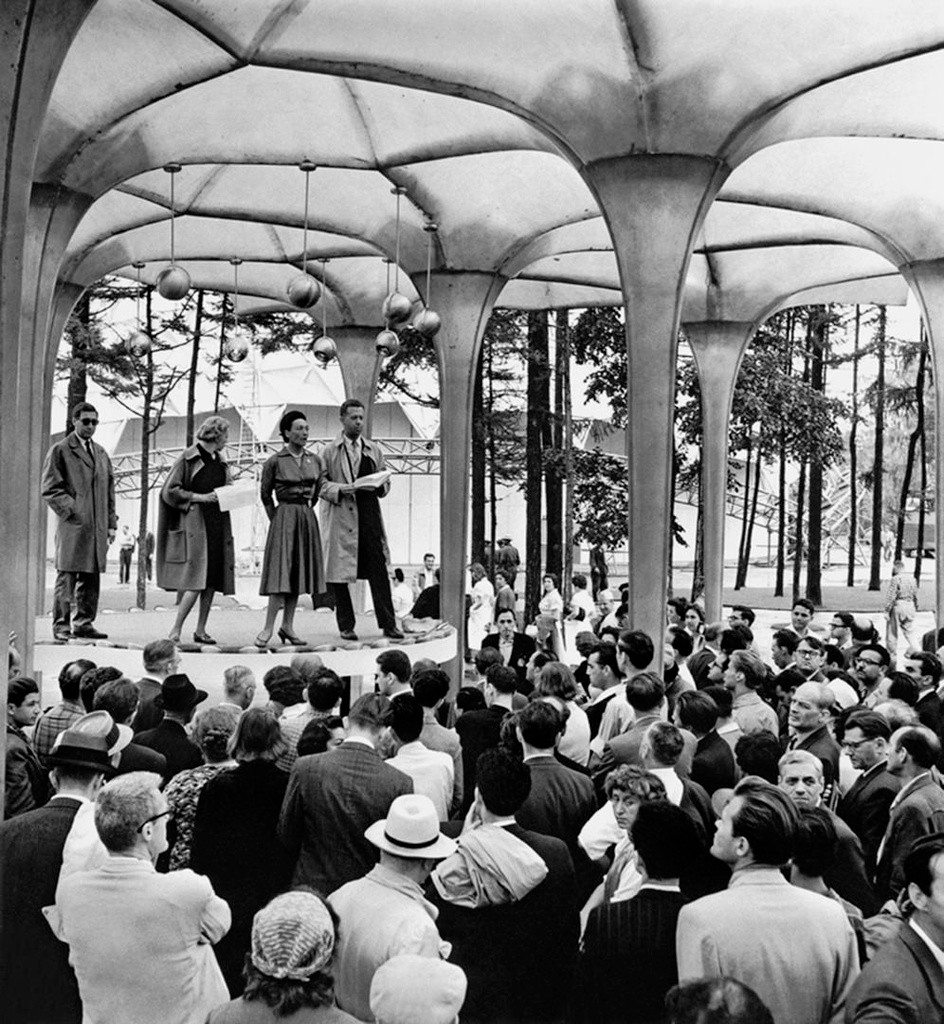 Свечано отварање Америчке националне изложбе у Парку „Сокољники“, Москва, 25. јул 1959.