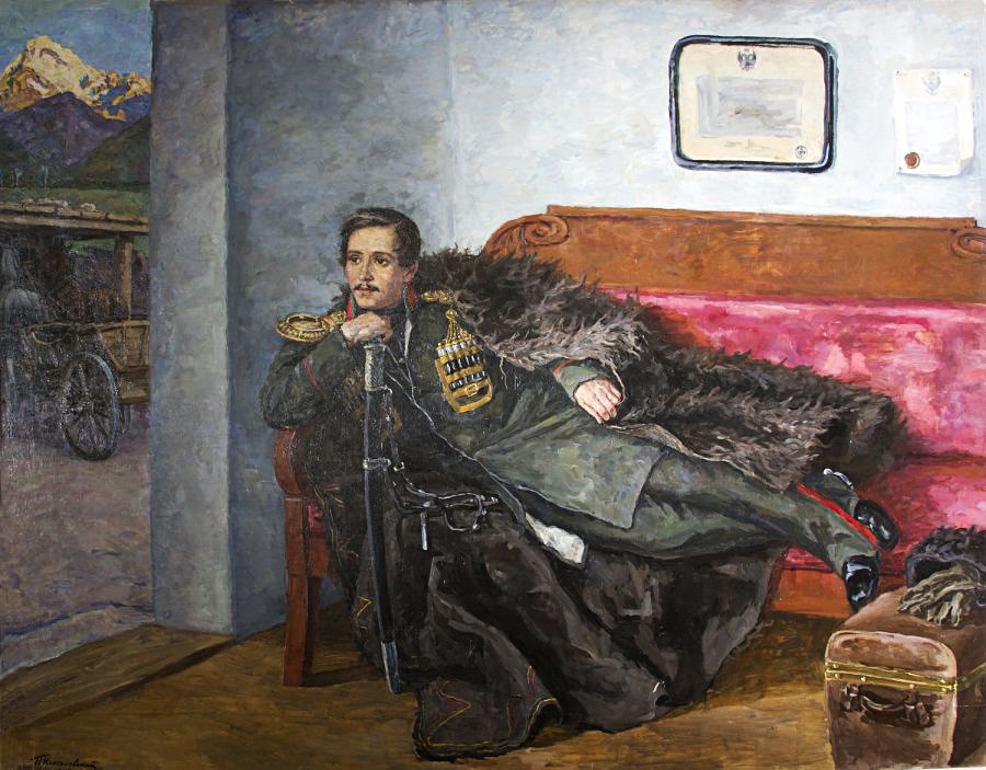 'Lermontov in the Caucasus' by Petr Konchalovsky