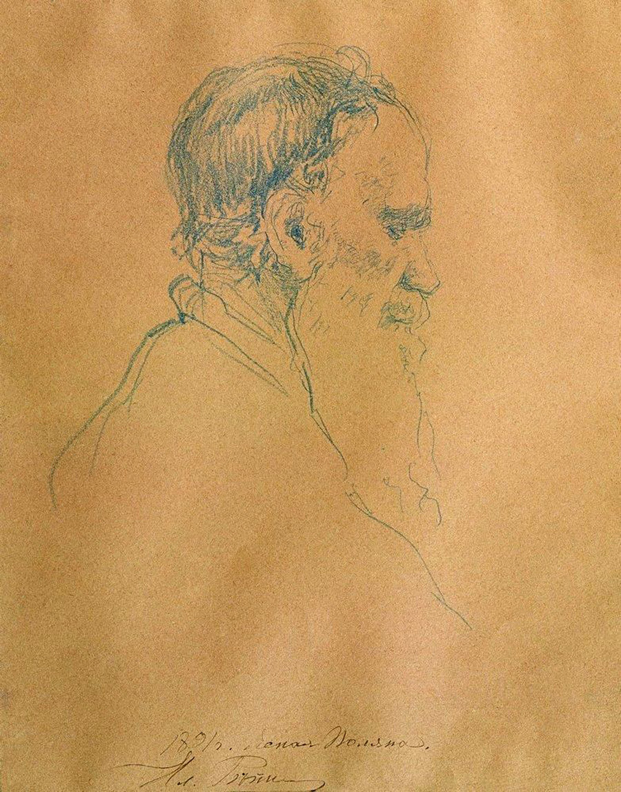 Portrait of Leo Tolstoy