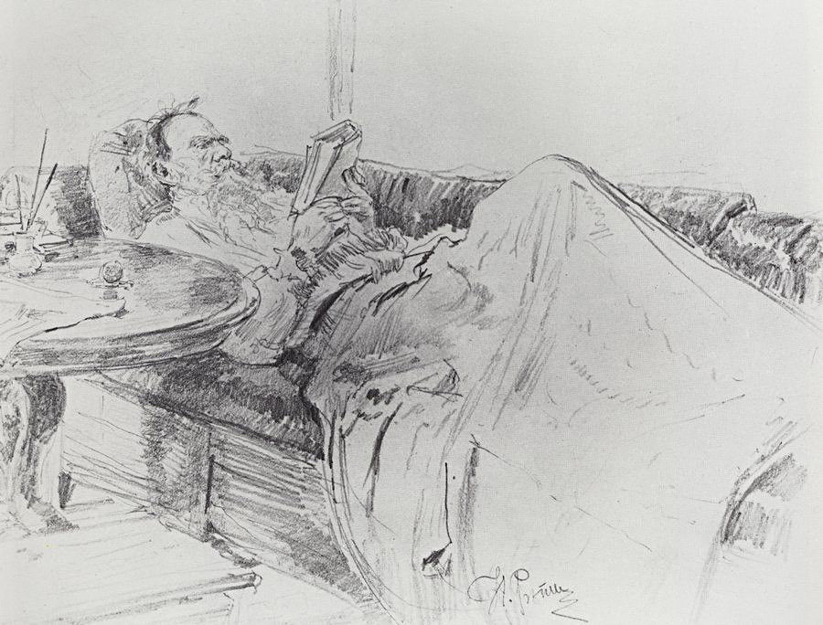 Leo Tolstoy Reading