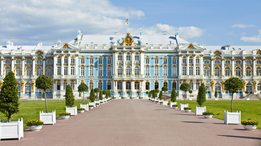 Palacio de Catalina en Tsárskoie Seló.