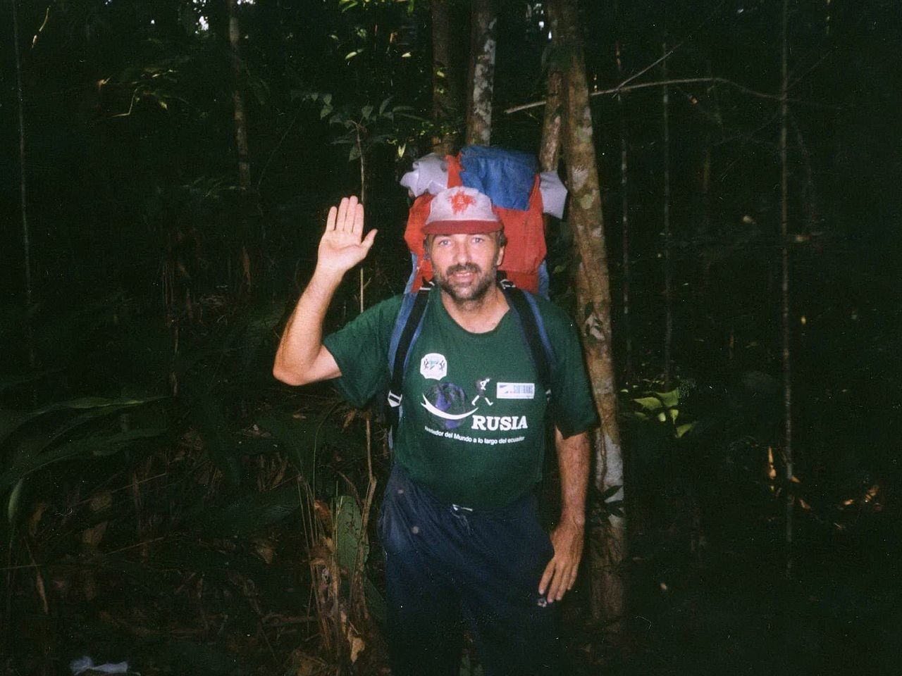Владимир Лисенко у амазонској џунгли