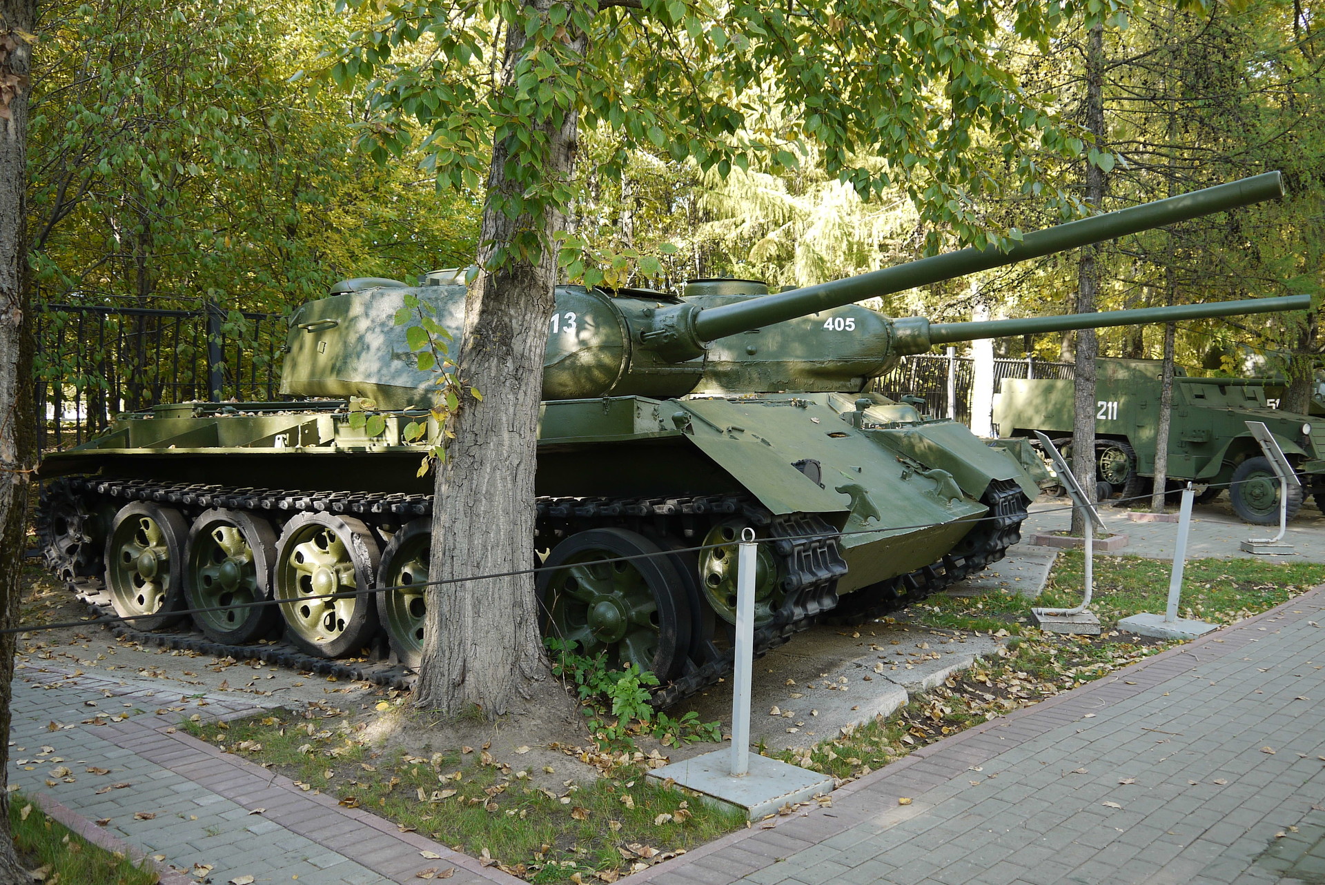 Tanque T-44 exhibido en el Museo de la Gran Guerra Patria, Moscú.