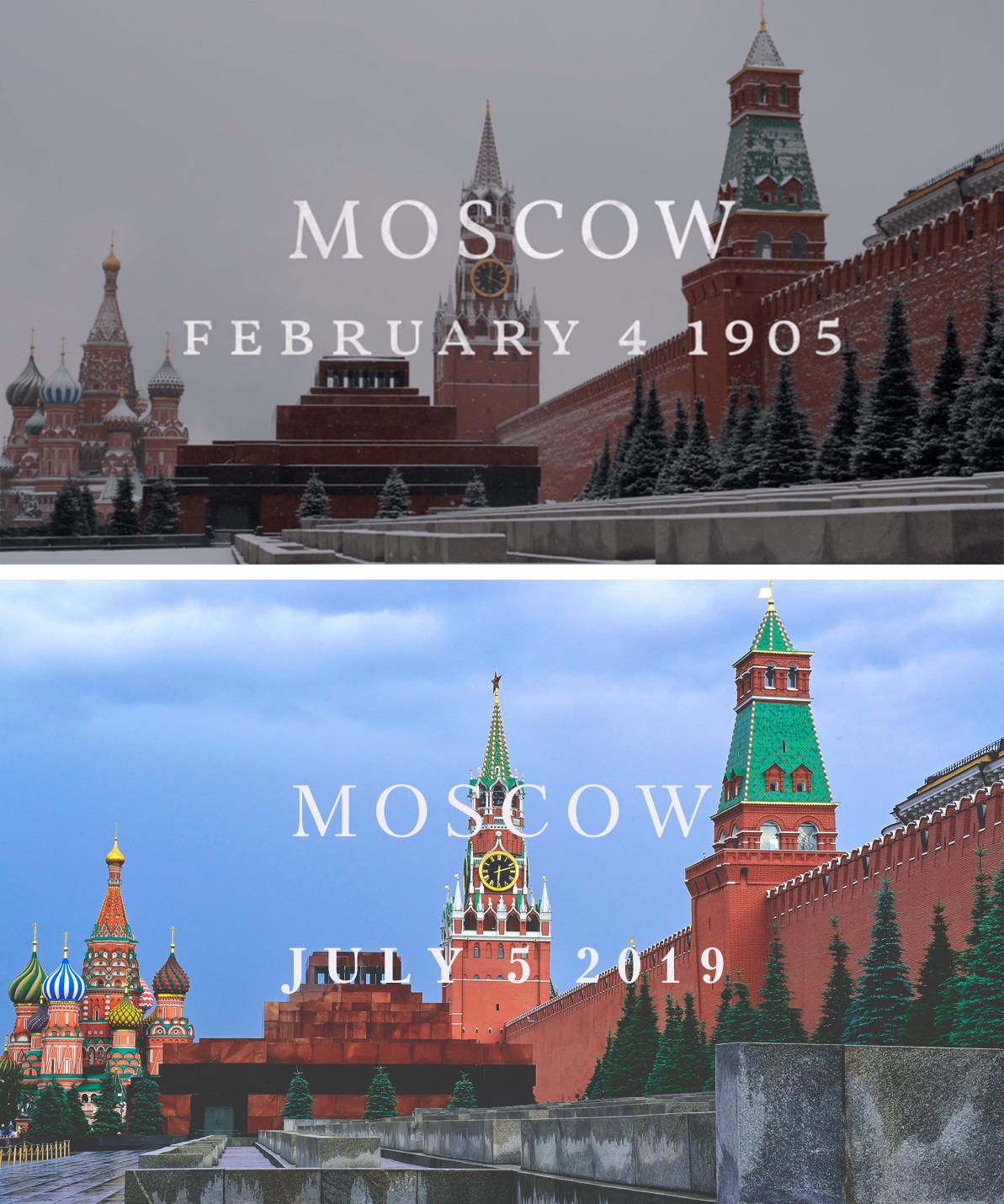 The above part is The Last Czars' actual screenshot while the below part mocks it - 'nothing has changed in 114 years!'