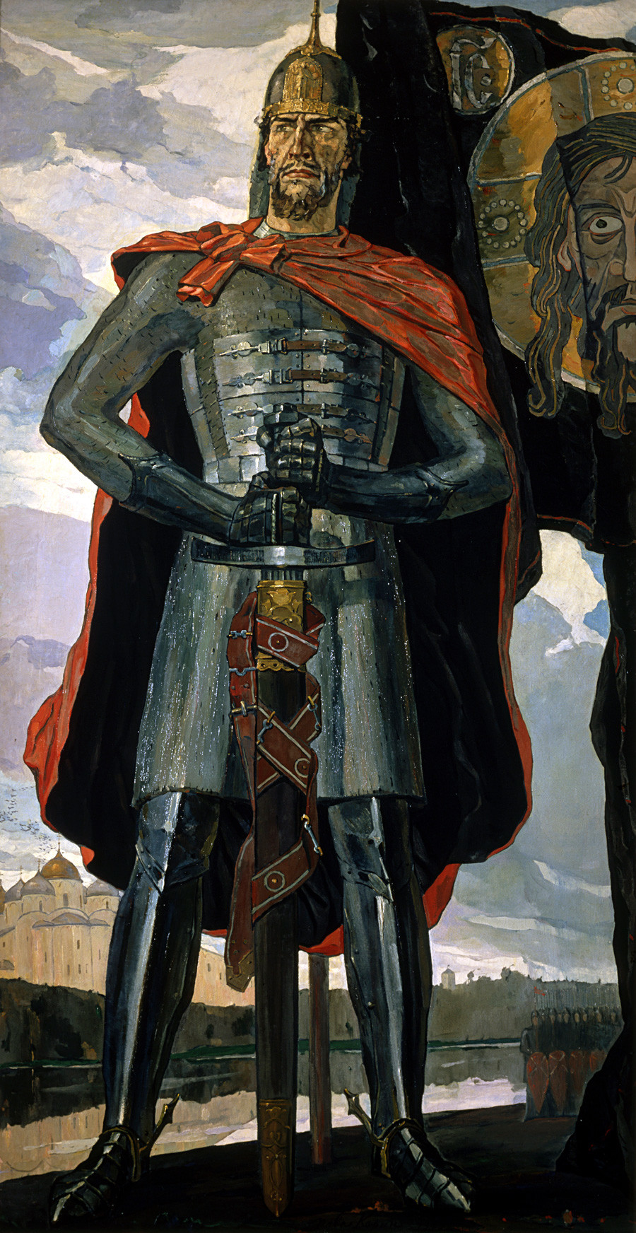 'Alexander Nevsky' by Pavel Korin, 1942-1943